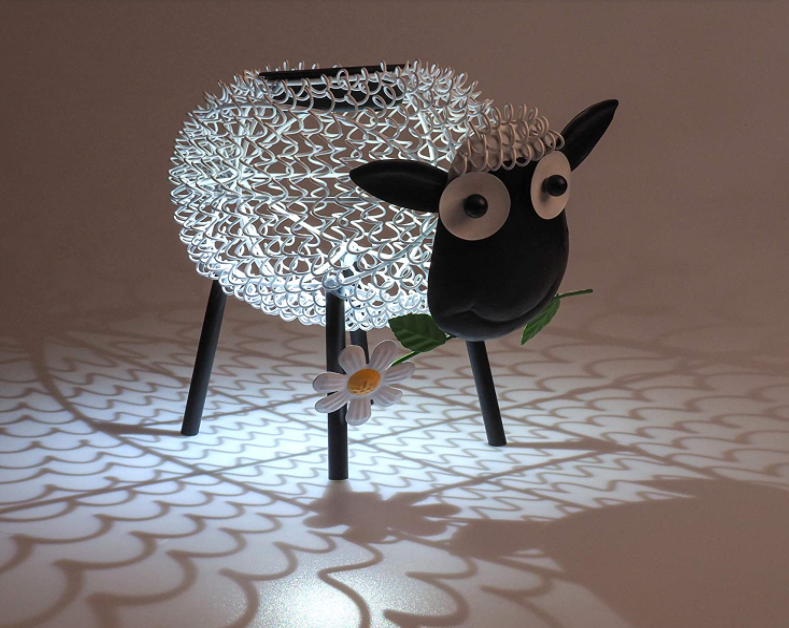 Solar Powered Sheep LED Garden Light