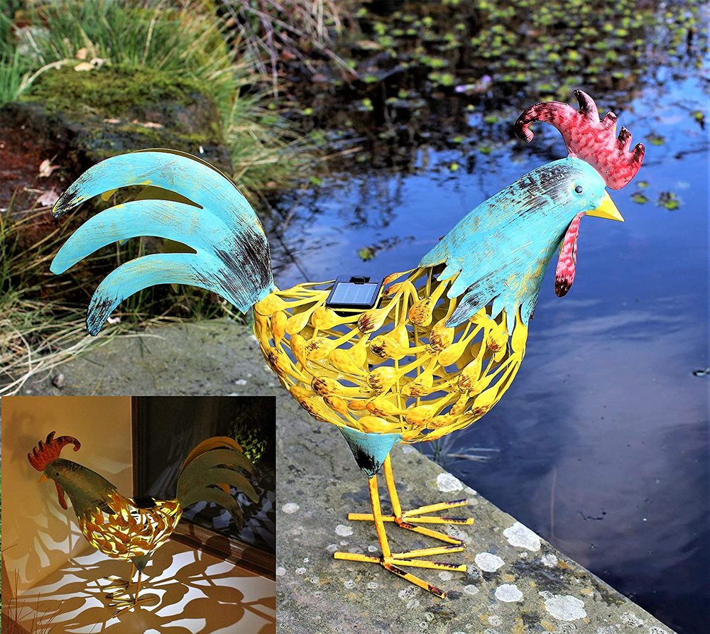 Solar Powered Cockerel light