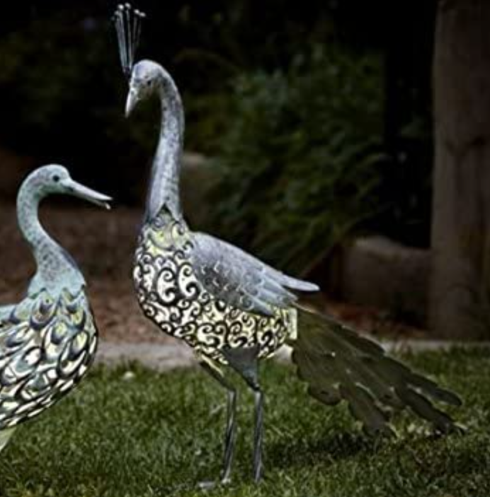 Solar Powered Peacock LED Garden Light
