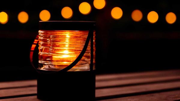 Article Photo of a solar powered garden lantern